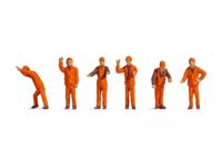 NOCH 18011 H0 Rangeerders figuren Geverfd, Staand - thumbnail