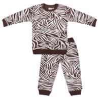 Little Indians pyjama Zebra junior katoen - thumbnail