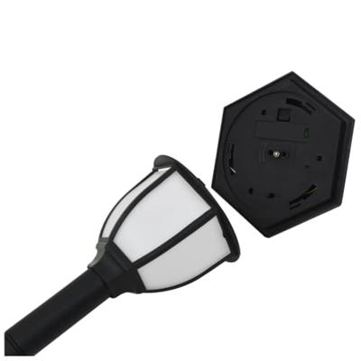 VidaXL Led-solarlampen zwart 3 st
