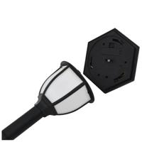 VidaXL Led-solarlampen zwart 3 st - thumbnail