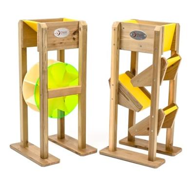 Classic World houten zandtrechter met molen