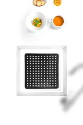 Wicotex gootsteenmat lavello quadro zwart 28x31.5cm Wicotex gootsteenmat lavello quadro zwart 28x31.5cm