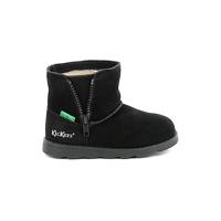 Leren meisjesboots Aldiza KICKERS® zwart - thumbnail