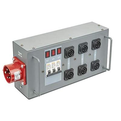 Showtec Powersplit 16 True1 6-weg krachtstroomverdeler 16A/5P Showtec Powersplit 16 True1 6-weg krachtstroomverdeler 16A/5P