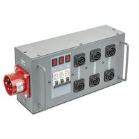 Showtec Powersplit 16 True1 6-weg krachtstroomverdeler 16A/5P - thumbnail