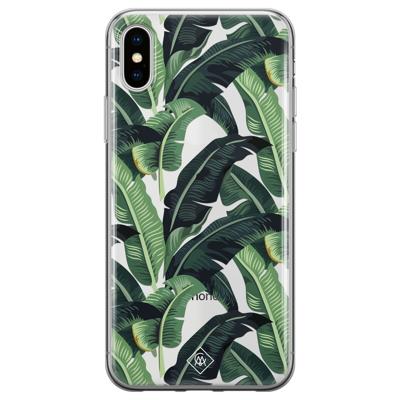 iPhone X/XS transparant hoesje - Jungle