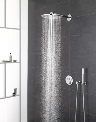 Grohe Grohtherm SmartControl doucheset rond met SmartBox hoofddouche, handdouche chroom en thermostaatkraan - thumbnail