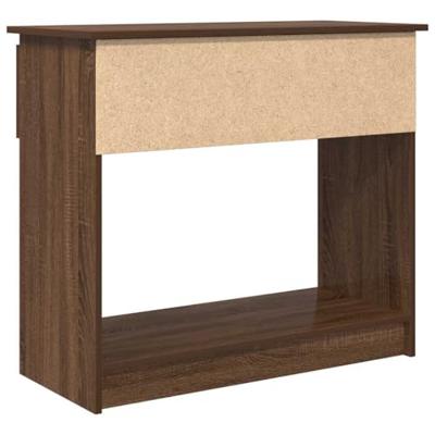Wandtafel met lades 85,5x38,5x74,5 cm bruin eikenkleurig Wandtafel met lades 85,5x38,5x74,5 cm bruin eikenkleurig