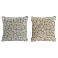 Kussen Home ESPRIT Blauw Beige Mediterrane 45 x 10 x 45 cm (2 Stuks) - thumbnail