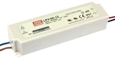 Meanwell LED driver 12V 60W IP67 PRO - 4379251
