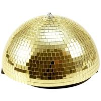EUROLITE Half Mirror Ball 30cm gold motorized - thumbnail