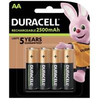 Batterij Duracell penl.oplaadb.aa(4) - thumbnail