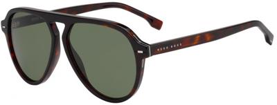 Hugo Boss zonnebril heren piloot cat. 2 bruin/groen (1126/S) Hugo Boss zonnebril heren piloot cat. 2 bruin/groen (1126/S)
