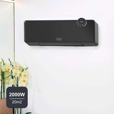 Verwarming Black & Decker BXWSH2001E Zwart