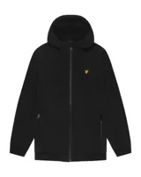 Lyle & Scott winter softshell jas jongens - zwart - capuchon - thumbnail