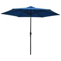 VidaXL Parasol met metalen paal 300 cm blauw - thumbnail