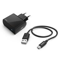 Hama Oplaadset Micro-USB 2.4 A Zwart - thumbnail