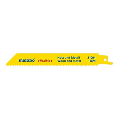 Metabo Accessoires Reciprozaagbladen (5 st.) 130 / 1,8-2,6 mm BiM - 631492000