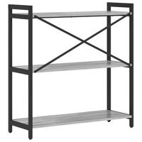 Boekenkast Grijs sonoma 80 x 30 x 83 cm Bewerkt hout - thumbnail