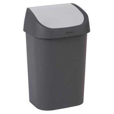 Curver Mistral afvalbak swing 25 liter antraciet