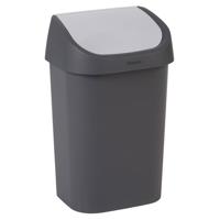 Curver Mistral afvalbak swing 25 liter antraciet - thumbnail