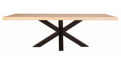 Eleonora Eettafel Jasmijn Boomstam Eiken - Naturel, 300 x 100cm