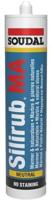 Soudal silirub ma | siliconenkit | transparant | 300 ml - 106120 - thumbnail