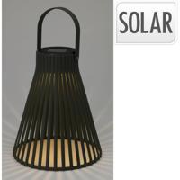 Solar lantaarn h24cm zwart - thumbnail