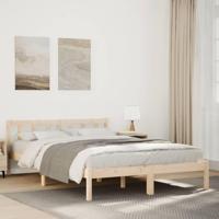 Bedframe extra lang zonder matras massief grenenhout 140x220 cm - thumbnail