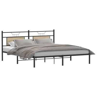 Bedframe zonder matras 183x213cm spaanplaat sonoma eikenkleurig