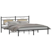 Bedframe zonder matras 183x213cm spaanplaat sonoma eikenkleurig - thumbnail
