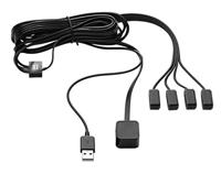 One For All - Aansluituitbreiding voor afstandsbedieningen - Besturing van maximaal 4 eindapparaten in gesloten kasten - Infrarood Splitter - Plug & Play - Zwart - URC1000 - thumbnail