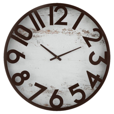 J-Line Wandklok 'Margaritha' 68cm