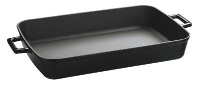 LAVA Schaal rechthoekig - 400x260mm - Zwart/Zwart