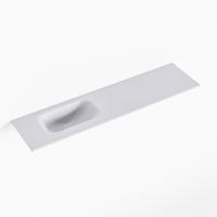 MONDIAZ EDEN Cale solid surface inleg wastafel voor toiletmeubel 90cm. Positie wasbak links - thumbnail