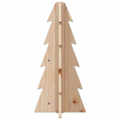 VidaXL Kerstdecoratie kerstboom 49 cm massief grenenhout