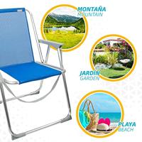 Vouwbare Stoel Aktive 44 x 45 x 76 cm - thumbnail