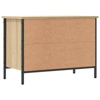 VidaXL Schoenenkast 69x35x50 cm bewerkt hout sonoma eikenkleurig - thumbnail