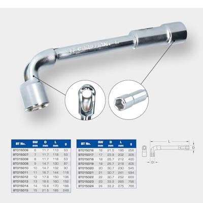 Brilliant Tools BT015013 BT015013 Dubbele pijpsleutel 13 mm Brilliant Tools BT015013 BT015013 Dubbele pijpsleutel 13 mm