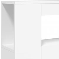 Hoofdeinde met LED 100x18,5x103,5 cm bewerkt hout - thumbnail
