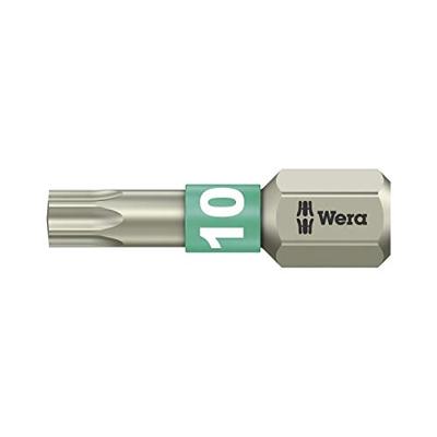 Wera 3867/1 TS TORX® Bits, RVS, TX 10 x 25 mm - 1 stuk(s) - 05071032001
