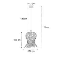 QAZQA Oosterse buiten hanglamp bamboe IP44 - Carlos - thumbnail