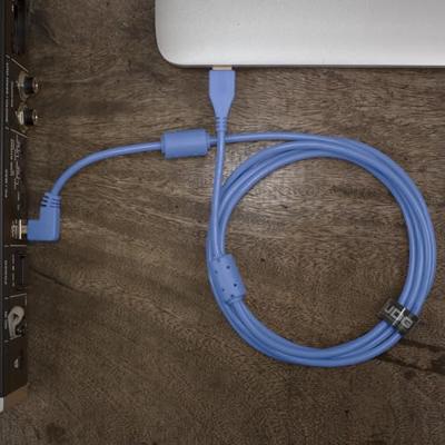 UDG UDG Ultimate Audio Cable USB 2.0 A-B Blue Angled 1m
