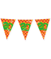 Happy Verjaardag Vlaggenlijn 20 Jaar (10m) - thumbnail