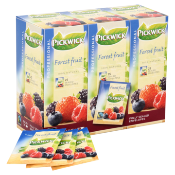 Pickwick - Professional Bosvruchten - 3x 25 zakjes