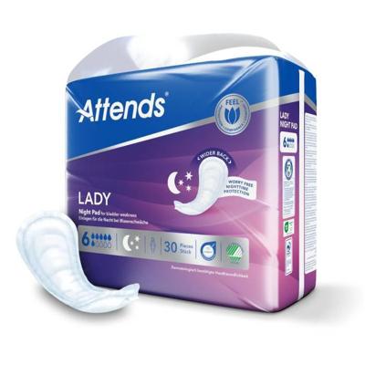 Attends Lady night pad 6 30 Stuks Attends Lady night pad 6 30 Stuks