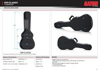 Gator Cases GW-CLASSIC houten koffer voor klassieke gitaar - thumbnail