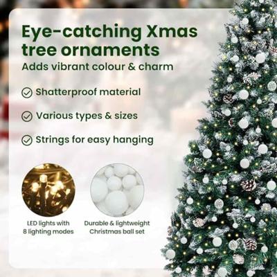 VidaXL Kunstkerstboom groen 240 cm pvc en staal en kunststof