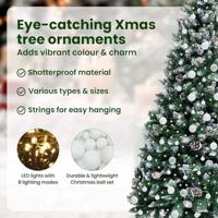 VidaXL Kunstkerstboom groen 240 cm pvc en staal en kunststof - thumbnail