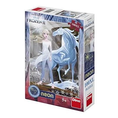 DinoToys Dino puzzel - glow in the dark disney frozen ii - 100 xl stukjes